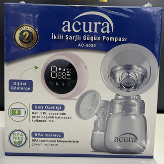 ACURA İKİLİ ŞARJLI GÖĞÜS POMPASI 