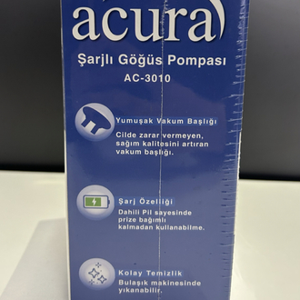 ACURA ŞARJLI GÖĞÜS POMPASI 