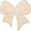 Doğal Ahşap Kurdela Puzzle