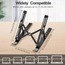 Pratik 7 Kademeli Ayarlı Katlanabilir Laptop Tablet Standı - Beyaz
