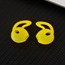 Silikon Kulaklık Uçları Kanatlı Kaymaz Apple AirPods 1/2 ve iPhone EarPods Kulaklıklar için