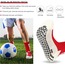 1 Çift Nefes Alabilen ve Kaymaz, Aşınmaya Dayanıklı ve Şok Emici Futbol Çorapları,