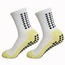 Unisex Beyaz Anti Slip Socks Kaymaz Silikon Havlu Taban Dikişsiz Maç Pro Sporcu Çorabı