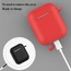 Kapak Kılıfı - AirPods Gen 1&2 -Koruyucu, Renkli ve Süslü (Sadece Silikon Kapak) (Nane Yeşili)