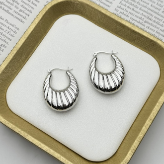 Silver küpe 