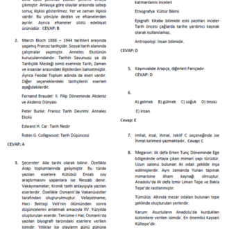 TARİH ÖABT 10'Lİ PDF DENEME