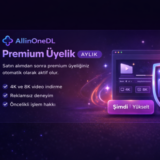 AllInOneDL Premium Üyelik (AYLIK)