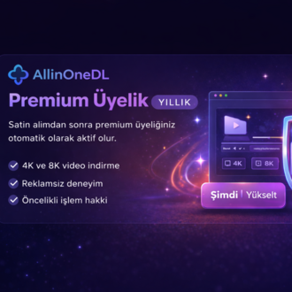 AllInOneDL Premium Üyelik (YILLIK)