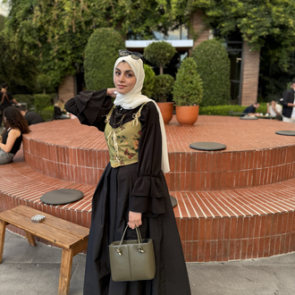 Vintage kelebek detaylı korse büstiyer
