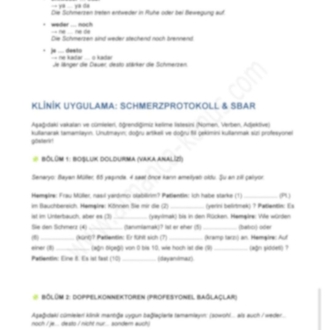 Schmerzanalyse-Pro: Klinik İletişimde Ustalık Rehberi 