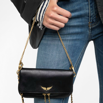 Zadig Rock Nano Clutch Siyah - Gold