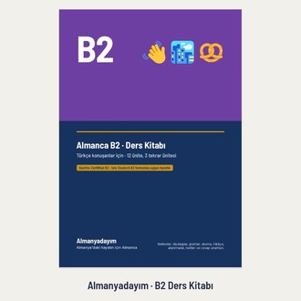 Almanca B2 Ders Kitabı – 363 Sayfa, Türkçe Açıklamalı (PDF)