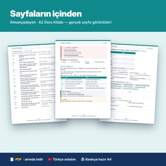 Almanca A2 Ders Kitabı – 298 Sayfa, Türkçe Anlatımlı (PDF)