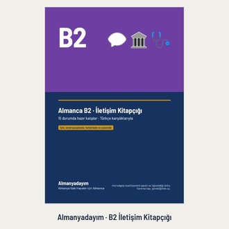 Almanca B2 İletişim Kitapçığı – Hazır Kalıplar (PDF)