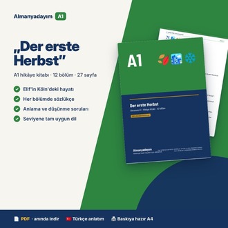 Almanca A1 Hikâye Kitabı „Der erste Herbst“ (PDF)