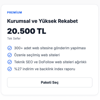 Backlink Servisi