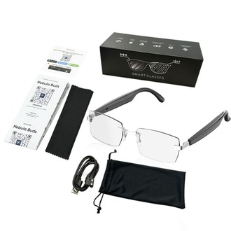 Prestige Bluetooth Gözlük Gümüş / Şeffaf