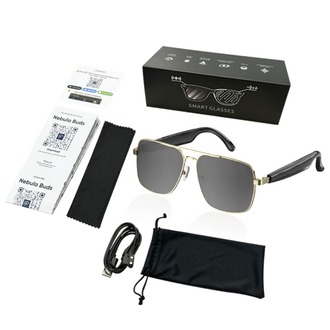 Navigator Bluetooth Gözlük Altın / Gri