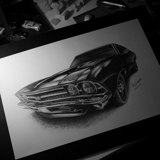 Chevrolet 1969 Chevelle SS / Fine Art Poster