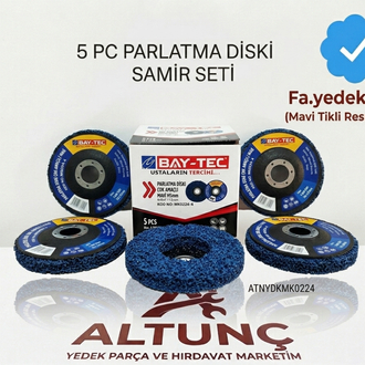 Bay-Tec 115mm Yeni Nesil Mavi Boya ve Pas Kazıma Diski