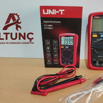 UNI-T UT136C+ Profesyonel Dijital Multimetre - Sıcaklık Ölçümlü & Darbeye Dayanıklı