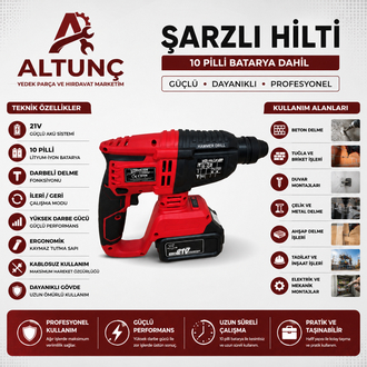 ŞARZLI HİLTİ – 10 PİLLİ BATARYA DAHİL