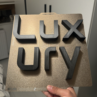 Luxury Duvar Yazısı Kalın