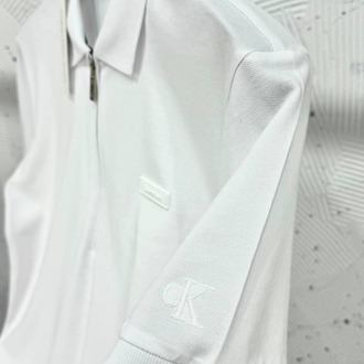 Calvin Klein ️Regular Size Beyaz Polo Yaka 