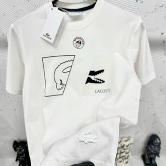 Lacoste Regular Size Beyaz T-Shirt