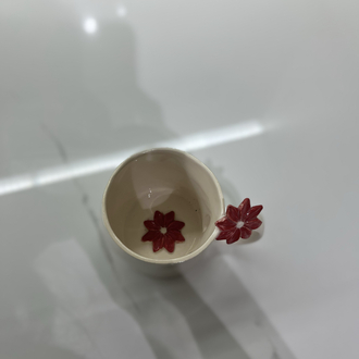 Çiçekli kupa