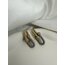 ÖZEL SERİ İKİ RENKLİ ZİRKON TAŞLI KÜPE