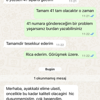 Gerçek Müşteri Mesajları