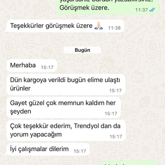 Gerçek Müşteri Mesajları
