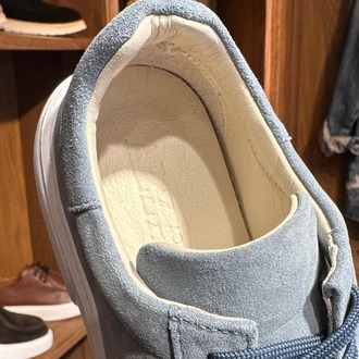 Tommy Premium Kalite Hakiki Süet / Mavi