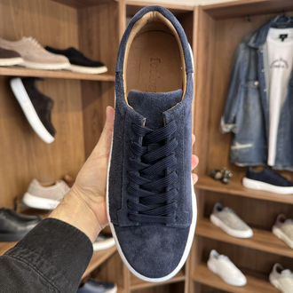 Tommy Premium Kalite Hakiki Süet / Lacivert