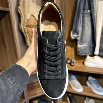 Tommy Premium Kalite Hakiki Süet / Siyah / İnceleme Videosu