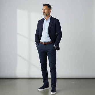Tommy Premium Kalite Hakiki Deri / Lacivert