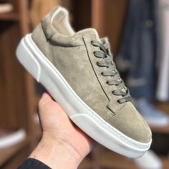 Tommy Premium Kalite Hakiki Süet / Yeşil