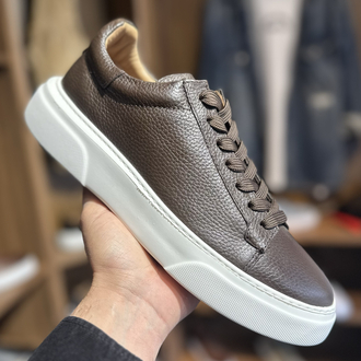 Tommy Premium Kalite Hakiki Deri / Kahverengi