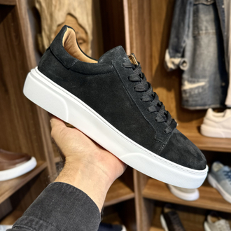 Tommy Premium Kalite Hakiki Süet / Siyah / İnceleme Videosu
