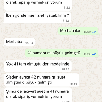 Gerçek Müşteri Mesajları