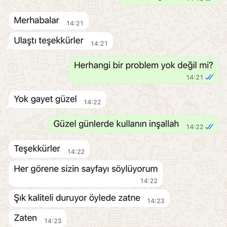 Gerçek Müşteri Mesajları