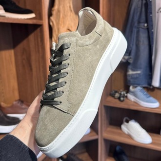 Tommy Premium Kalite Hakiki Süet / Yeşil