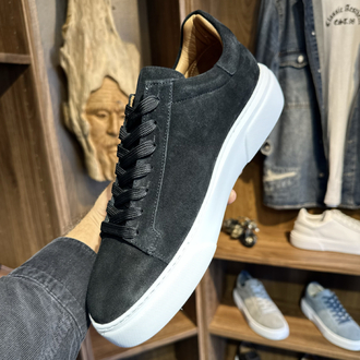 Tommy Premium Kalite Hakiki Süet / Siyah / İnceleme Videosu
