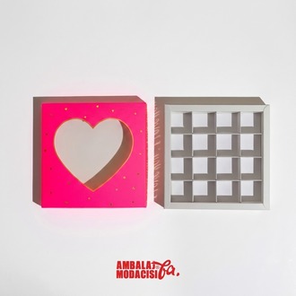 2023 SEVGİLİLER GÜNÜ• I LOVE YOU PEMBE SERİSİ 10 ADET ( 17.5x17.5x3 CM )