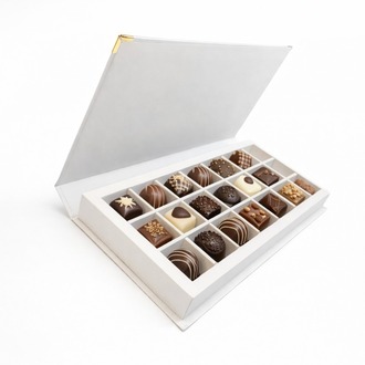 NİBOX 24 GÖZLÜ ÇİKOLATA KUTUSU ( 16x38.5x3.5 CM ) ( 10 ADET )