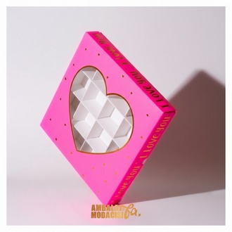 2023 SEVGİLİLER GÜNÜ• I LOVE YOU PEMBE SERİSİ 10 ADET ( 17.5x17.5x3 CM )