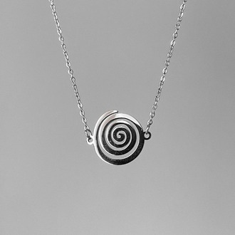 Paslanmaz Çelik Spiral Kolye
