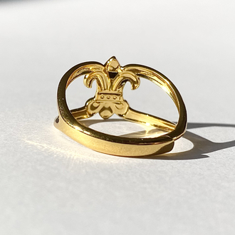 Paslanmaz Çelik Chrome Hearts Gold Yüzük