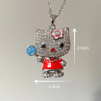 Büyük Boy Hello Kitty Kolye